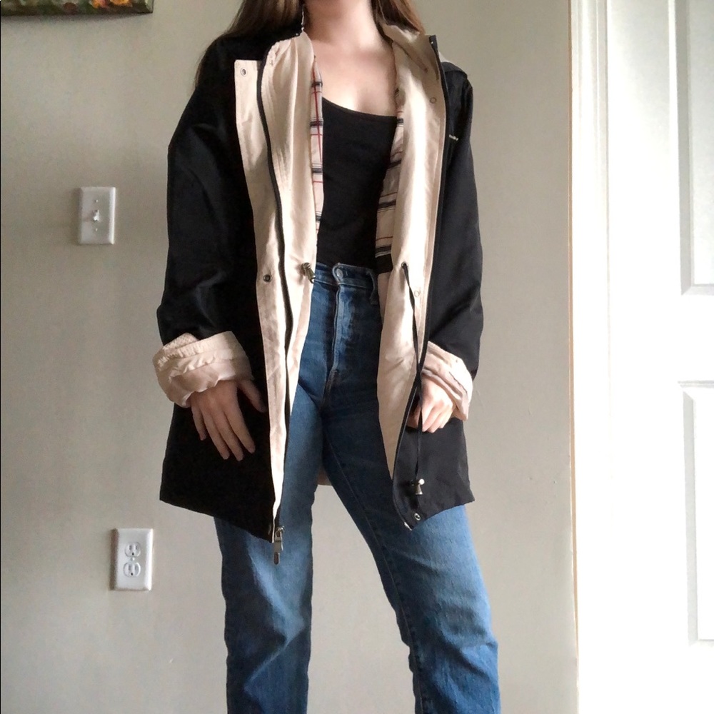 Black Kim Roggers rain jacket coat